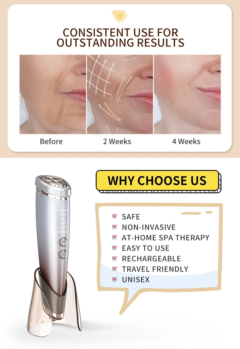 Lifting RF device for Facial and Eyes