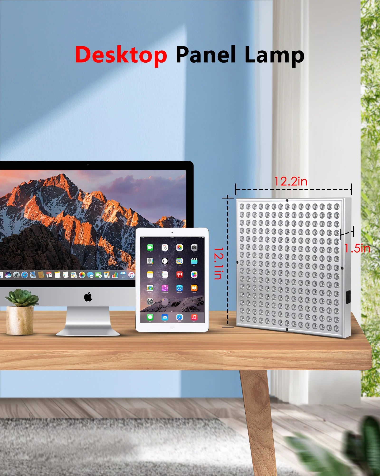 Red Light Therapy Panel Lamp