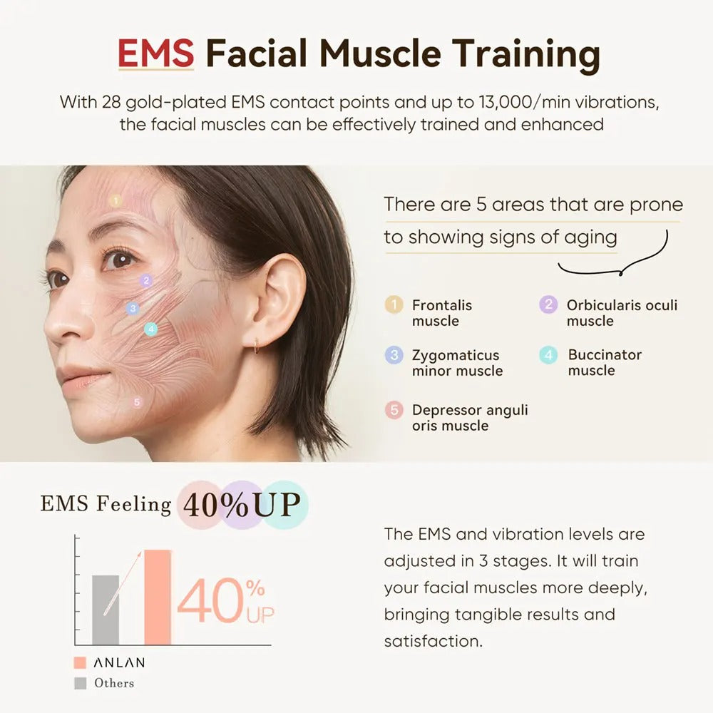 Beauty EMS Facial Lifting  Anti-Aging