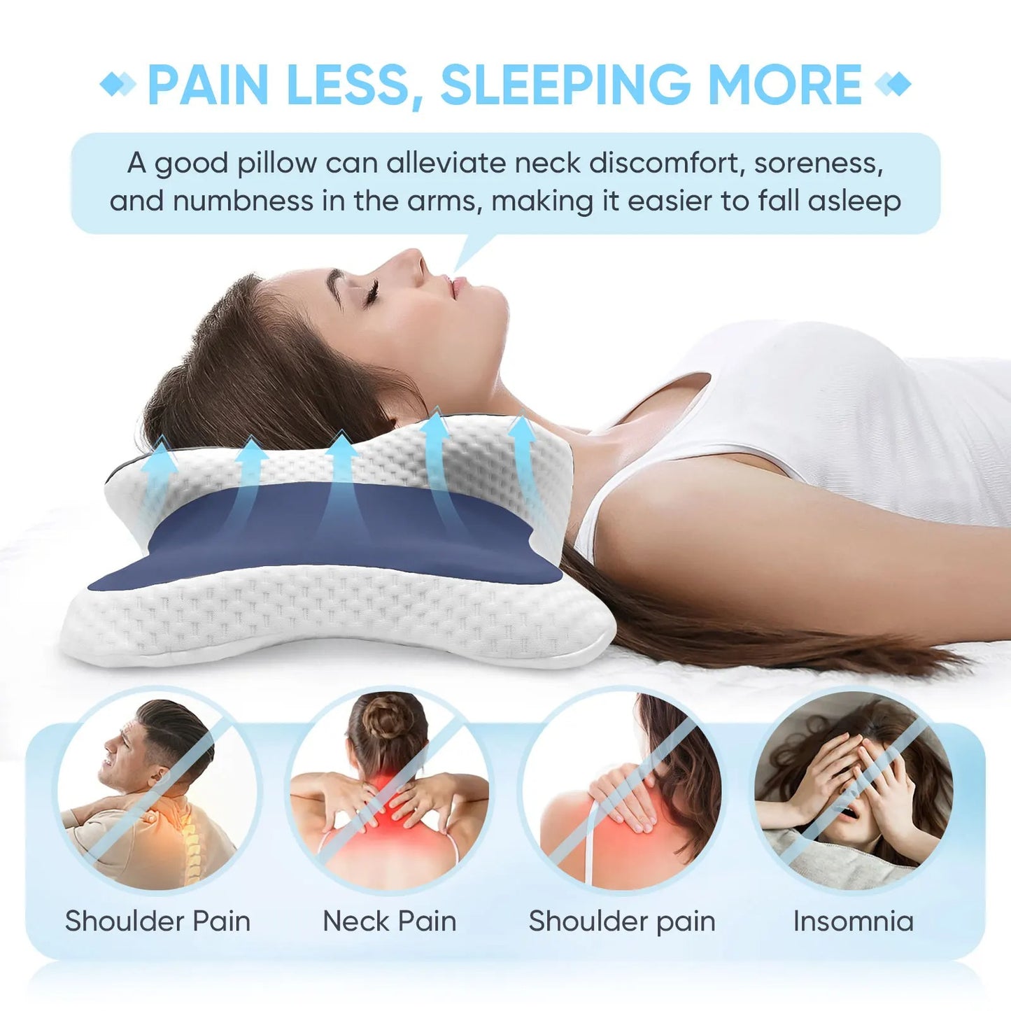 Cervical Pillow Neck Pain Relief