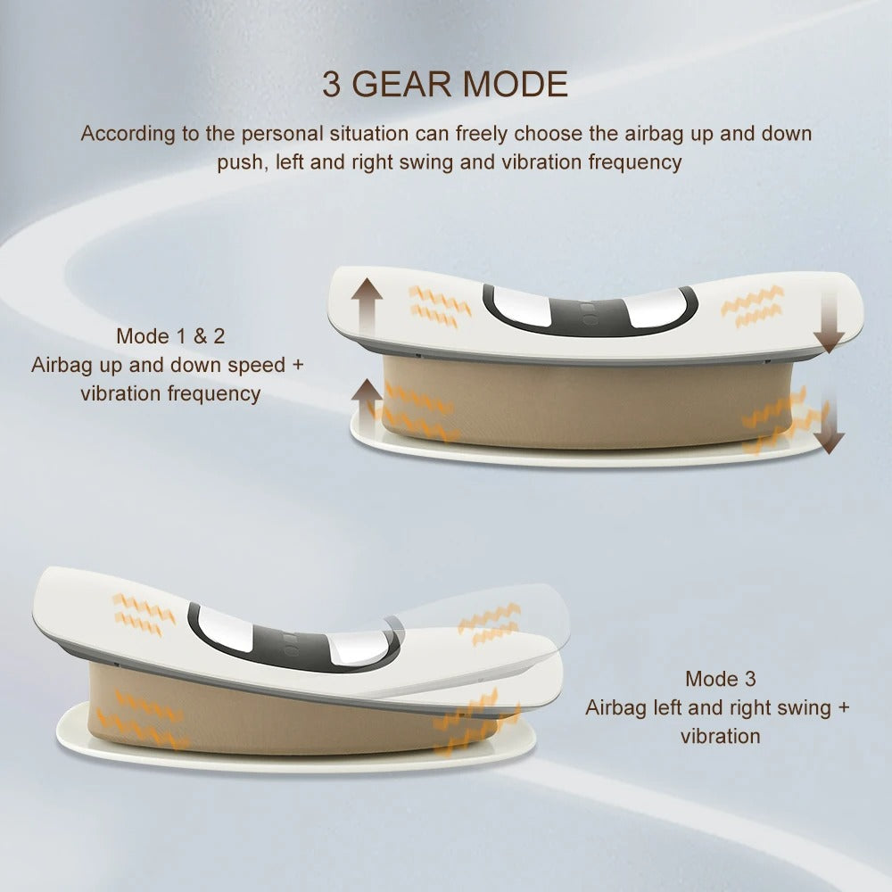 Electric Lumbar Adjustable Massager and Stretcher