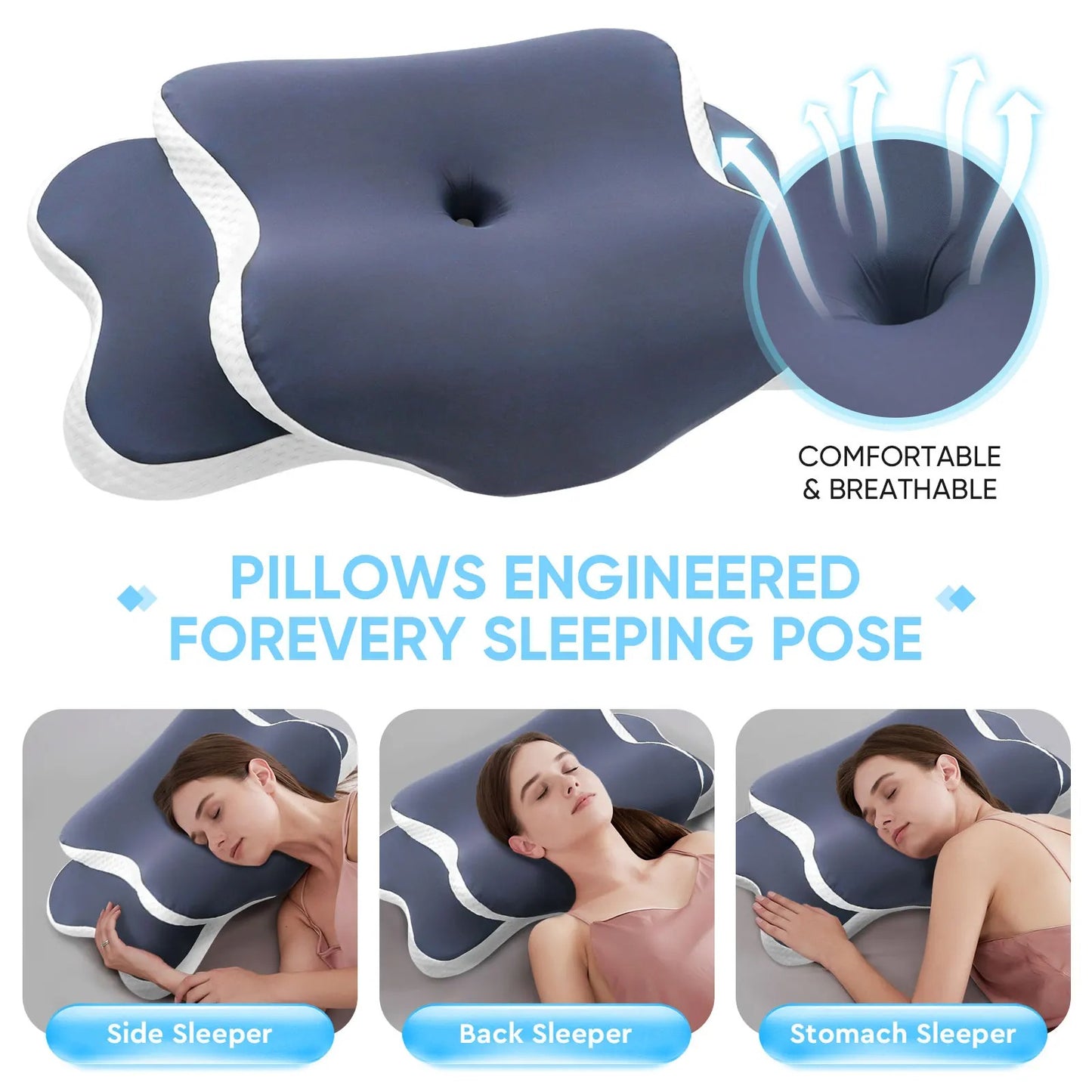 Cervical Pillow Neck Pain Relief